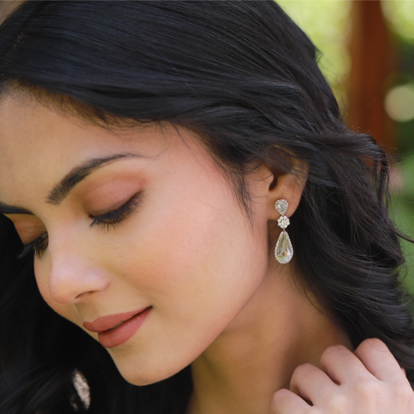 Diamond Drop Earrings