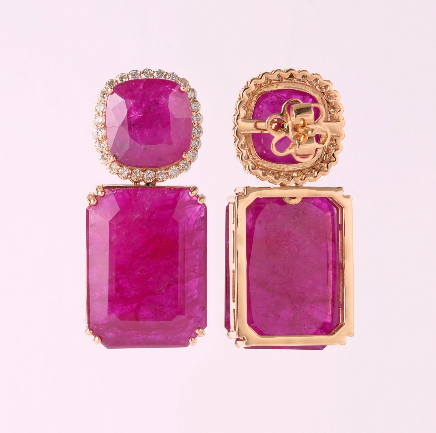 Crimson Crown Earrings