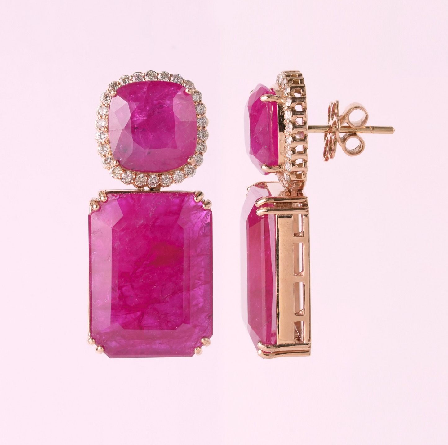 Crimson Crown Earrings