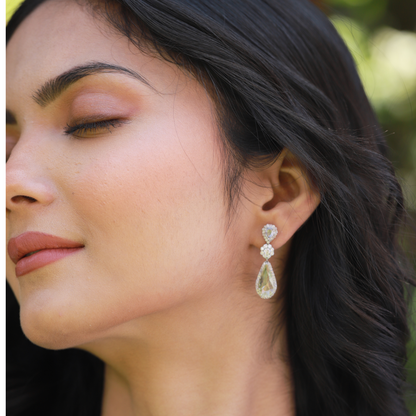 Diamond Drop Earrings