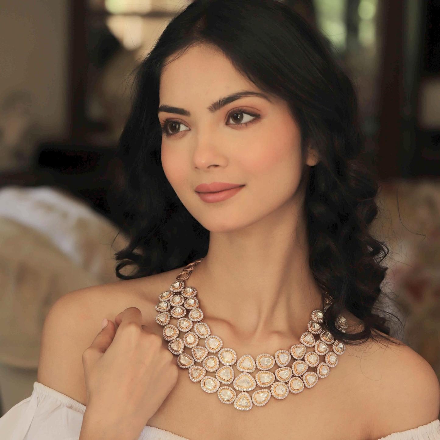 Rivière de Lumière Polki Diamond Necklace