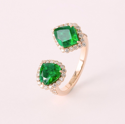 Verdant Duet Ring