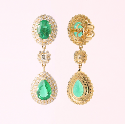 Verde Étoile Earrings