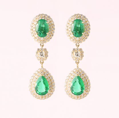 Verde Étoile Earrings